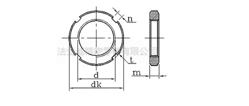 碳鋼發(fā)黑六角開槽螺母 六角開花螺帽-規(guī)格